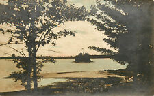 Hand Colored RPPC Postcard Landscape Posted San Diego CA 1936 to Spider Lake WI picture