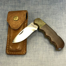 Vintage Gerber Knives Magnum Folding Hunter w/Sheath *E4 picture