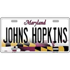 Johns Hopkins Novelty Metal License Plate Tag LP-12814 picture