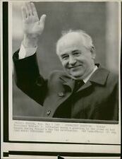 Mikhail Gorbachev Former General Secretary of t... - Vintage Photograph 1418385 picture