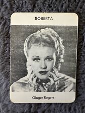 Ginger Rogers Rare Vintage Trading Card Roberta picture