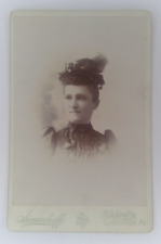 Antique 1800s Photograph Standard Cabinet Card 84 Female Photographer Decorative picture