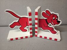 CLIFFORD THE BIG RED DOG Wooden Bookends Holders picture