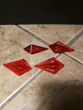 Bob Ho 93 Star replacement parts red plastic light covers also great for crafts picture