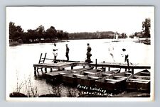 Lakeville MI-Michigan, RPPC, Fords Landing, Antique, Souvenir Vintage Postcard picture