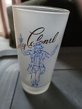 VINTAGE HOWDY COLONEL Kentucky Colonel Frosted Drinking Glass picture