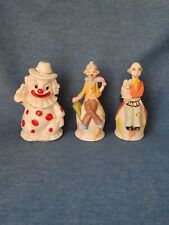 Vintage Clown Bell Lot (3)- Porcelain & Ceremic picture