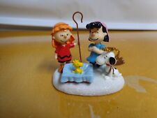 Dept 56 Peanuts Pageant Nativity Figurine Linus, Lucy, Snoopy & Woodstock 2011 picture