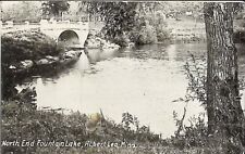 Fountain Lake, Albert Lea, Minnesota MN - Early 1900s Vintage Postcard picture