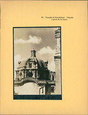 Enrique Cervantes, Mexico, Temple of Guadalupe. Vintage silver print capula. Pho picture