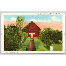Postcard NC Bath St Thomas Episcopal Church picture