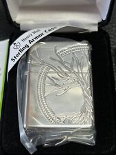 Armor Sterling Silver TREE OF LiFE Zippo Lighter New In Box picture