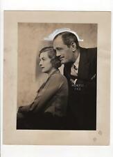 GLADYS COOPER + PHILIP MERIVALE STUNNING PORTRAIT HAL PHYFE 1938 ORIG PHOTO 341 picture