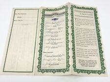 Vintage 1941 Owner Service Policy Chevrolet Car Huntington, West Virginia USA picture