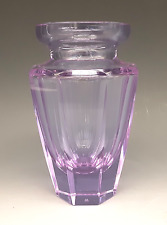 MOSER Signed Bohemian Art Glass Cut Crystal Alexandrite 
