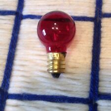 NEW 7w RED C7 round Rudolph the reindeer NOSE frostie santa CHRISTMAS LIGHT bulb picture