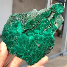 180g Natural Shiny Green Bright Malachite Fibre Crystal Mineral specimen Q433 picture