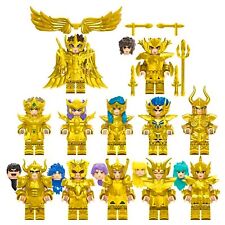 Saint Seiya - Brick Figures 12 Gold Saints Custom - Caballeros Del Zodeaco picture