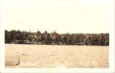 PROMISED LAND, PA, MOHAWK LANDING real photo postcard PENNSYLVANIA RPPC 1940s picture