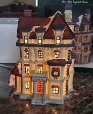 Heartland Valley Village Christmas Porcelain Lighted Hospital Emergency RARE  picture