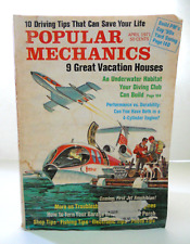 POPULAR MECHANICS APRIL 1971 MAGAZINE AIRPLANE VACATION HOUSE VINTAGE ISSUE picture