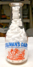 Vintage 1944 Sullivan's Dairy One Quart Milk Bottle Fort Collins, Colorado picture