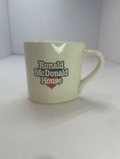 Vintage Ronald McDonald House Mug Heart Shaped Coffee Cup picture