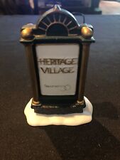 Dept 56 Heritage Village Collection Sign picture