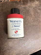 VINTAGE WERNET'S DENTURE ADHESIVE POWDER W/NEOSEAL picture