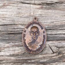 Buddhist Monk Temple Amulet Pendant Protection Jewelry picture