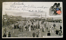 1905 The Board Walk Asbury Park New Jersey Arthur Livingston UDB Postcard picture
