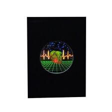 Heart With Heartline & Grid Small Hologram Picture MATTED, 3D Embossed Type picture