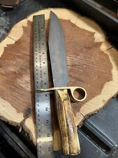 Old West ￼ Tombstone, Movie,  Antler Ijk Knives Bowie Knife Carbon Steel. picture