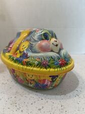 Vintage Easter Bunny Container Plastic picture