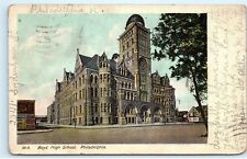 Philadelphia Pennsylvania PA 1909 Boys High School Building Vintage Postcard A57 picture
