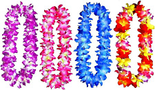 Pack of 4 Pcs Thicken 41 Inch Hawaiian Leis, 4 Color Lei for Graduation Party, D picture