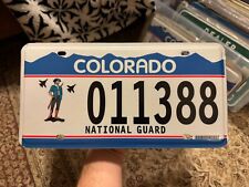 1997 Colorado National Guard License Plate 011388 picture