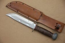 EXCELLENT WWII PAL RH36 BRIGHT FINISH FIGHTING KNIFE W/SHEATH picture