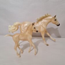 1728 Breyer Classics “Clouds Encore Cremello” - American Quarter Horse W/ Foal picture