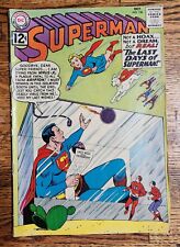 DC Comics-Superman-The Last Days Of Superman-Supergirl-Krypto-Oct 1962-No 156 picture