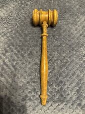 Vintage Wooden Gavel Judge Auctioneer Mallet Collectible picture