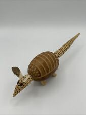 Vintage Mexican Art Armadillo Maraca Very Unique Cool Piece Hand Made In MexicoF picture