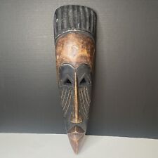 Vintage Ghana Handcrafted Wood Face Masks. picture