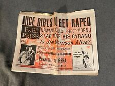 Oct 1973 Los Angeles Free Press Newspaper Iggy Pop Stooges Dick Gregory Coltrane picture