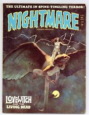Nightmare 6 (VG) Jones Kaluta LOVE WITCH 1st Living Gargoyle 1971 Skywald Y347 picture