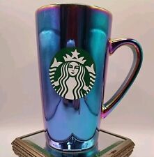 Holographic 2022 STARBUCKS Iridescent HOLIDAY Collectors Coffee Mug Cup 16 OZ picture