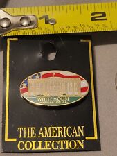 Vintage White House Washington DC Lapel Pin, Gold Tone picture