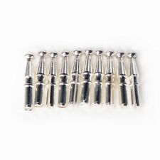10pcs Extended Length 3mm Metal Filter For Wooden Tobacco Smoking Pipe Silver picture