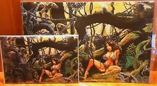 Cavewoman Outlaw Exclusive Budd Root Variant Ltd 450 W COA And 11X17 Art Print picture