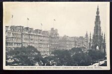 VTG Postcard 1929, The Scott Monument & Princess Street Gardens from Royal Hotel picture